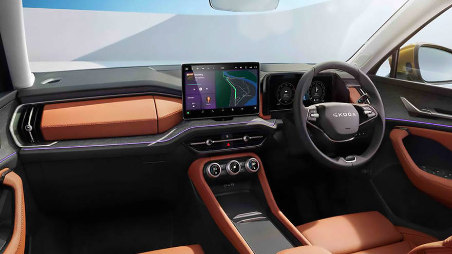 സ്കോഡ കോഡിയാക് 2025 dashboard