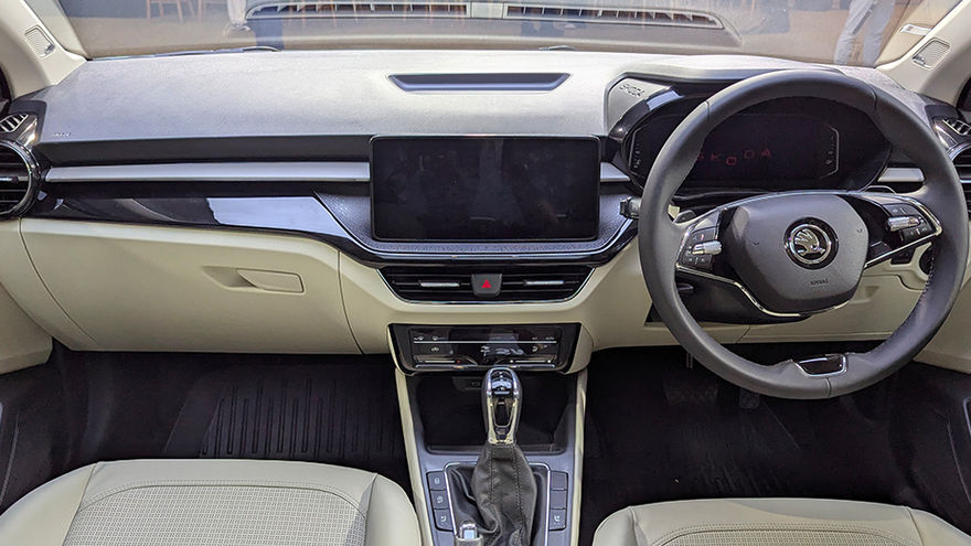 Skoda Slavia Facelift Dashboard Skoda Slavia Facelift Dashboard