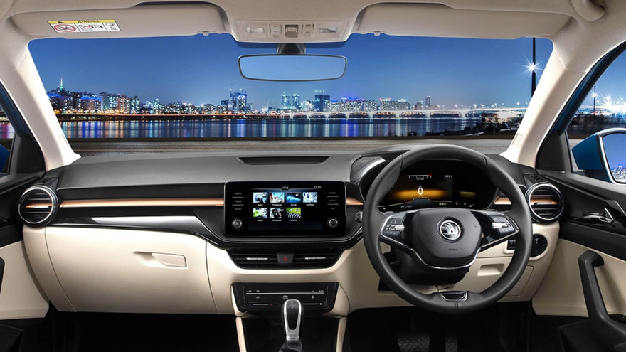 ಸ್ಕೋಡಾ ಸ್ಲಾವಿಯಾ dashboard