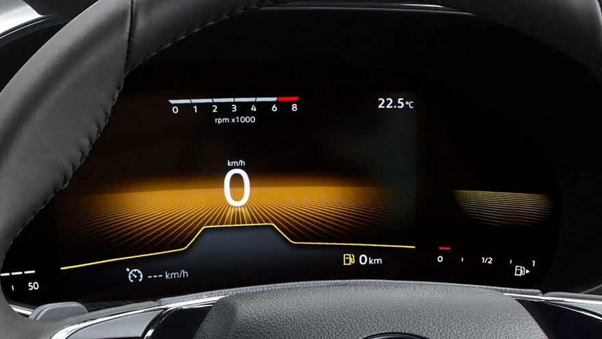 ಸ್ಕೋಡಾ ಸ್ಲಾವಿಯಾ instrument cluster