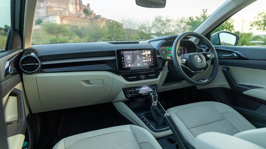 Skoda Slavia Dashboard: Passenger's View Skoda Slavia Dashboard: Passenger's View