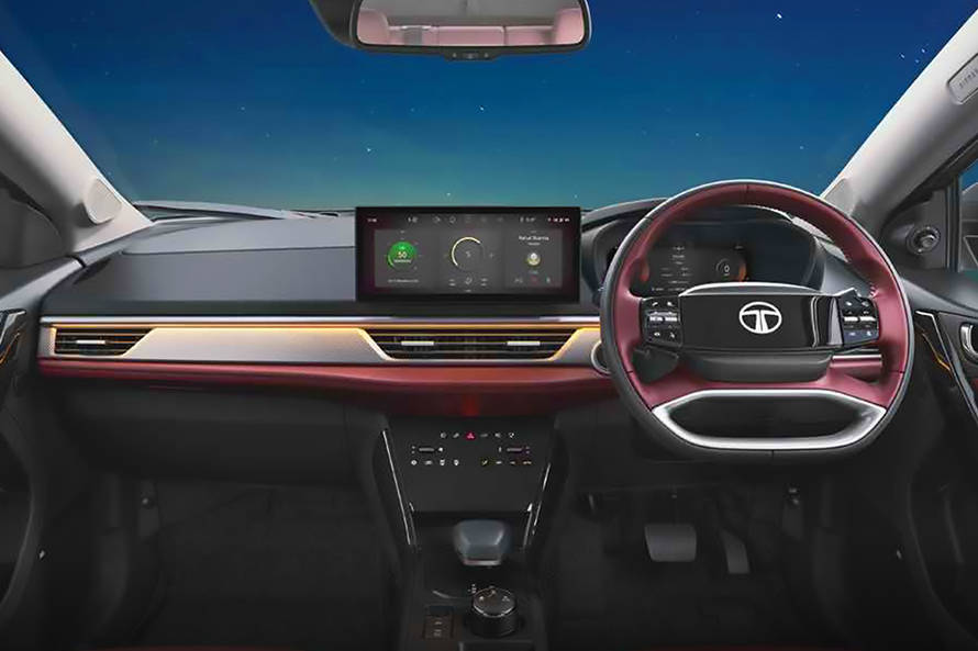 టాటా కర్వ్ dashboard