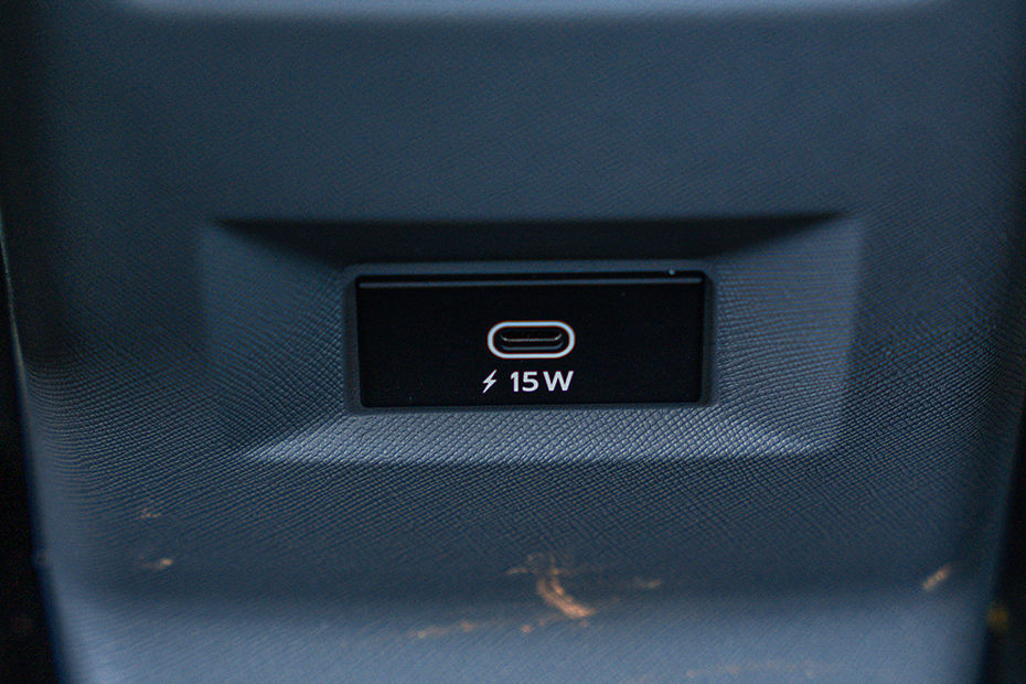 Tata Punch EV USB Charging Port (Rear)