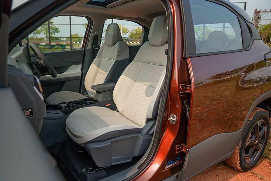 Tata Punch EV Front Seats (Passenger View)
