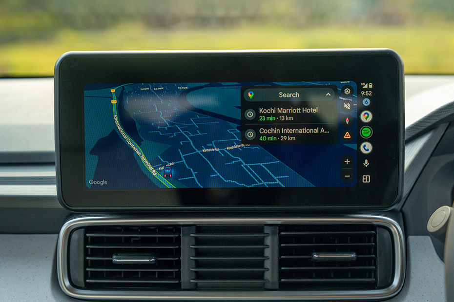 Tata Punch EV Navigation or Infotainment Mid Closeup