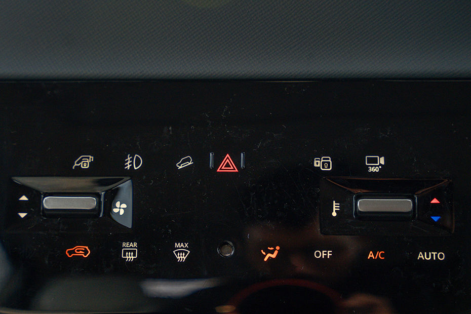 Tata Punch EV AC Controls