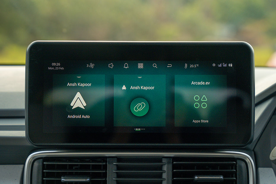 Tata Punch EV Infotainment System