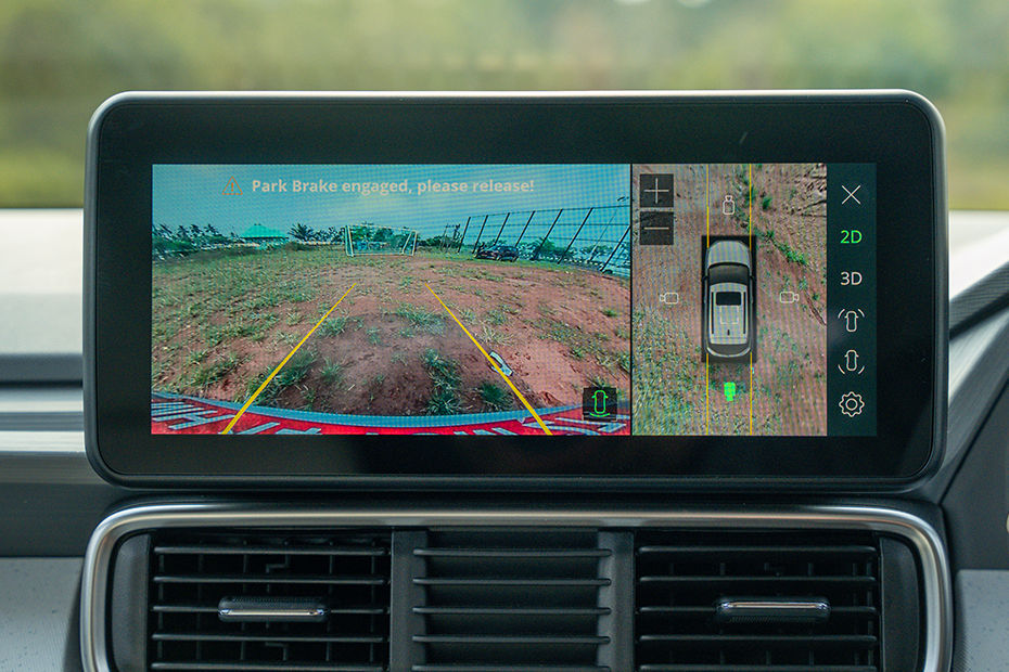 Tata Punch EV Reverse Camera View