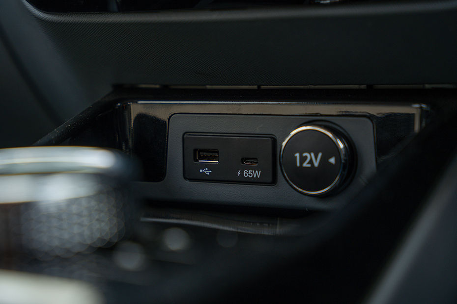 Tata Punch EV USB Charging Port (Front)