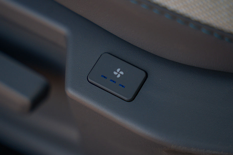 Tata Punch EV Ventilated Seat Button