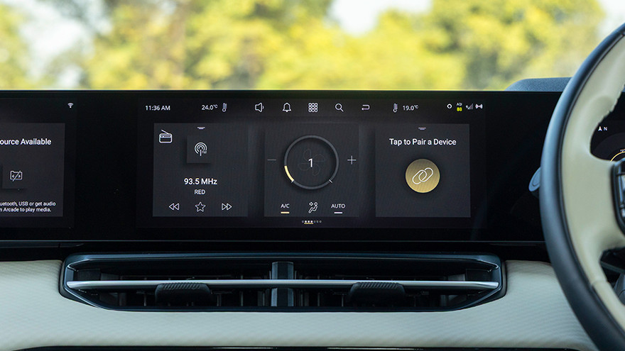 டாடா சீர்ரா infotainment system