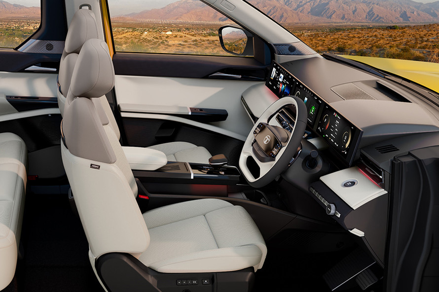 2025 tata sierra interior cabin