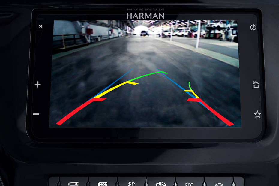 Tata Tiago EV Parking Camera Display