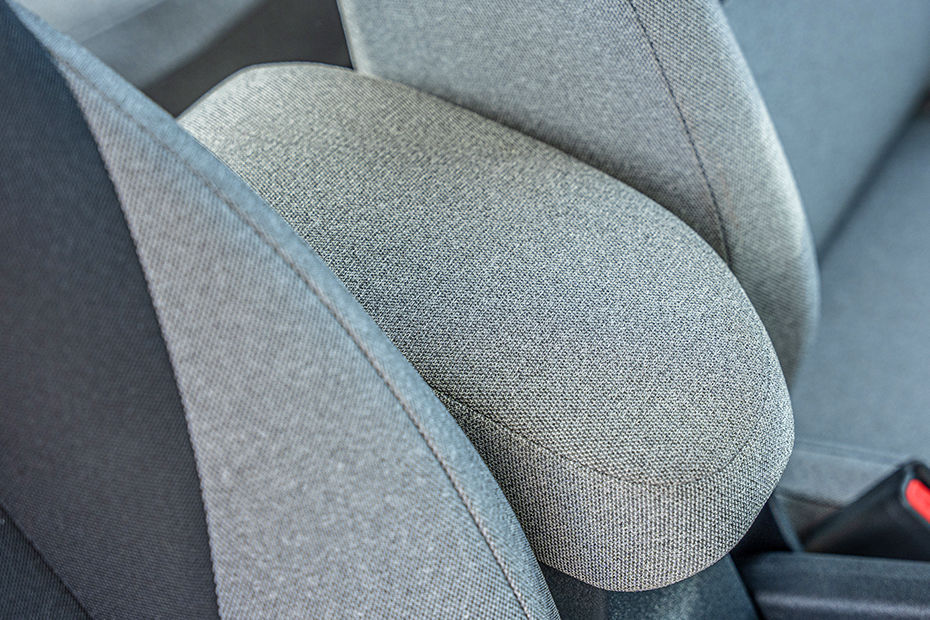 Tata Tiago The fabric insert of the door pad feels premium to touch and rest your arms on