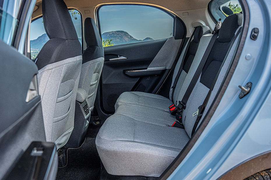 Tata Tiago Rear seats in the facelifted Tiago are best for two adults and you get rear AC vents for added comfort