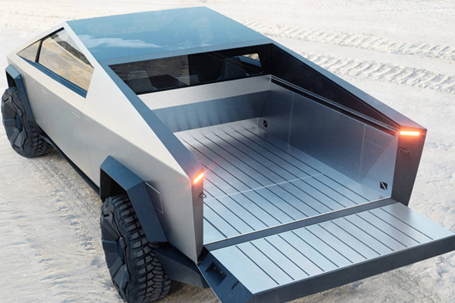 Tesla Cybertruck Boot (Open)