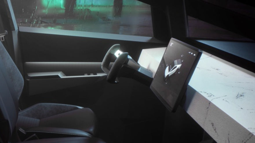 Tesla Cybertruck DashBoard