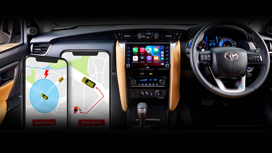 டொயோட்டா ஃபார்ச்சூனர் dashboard