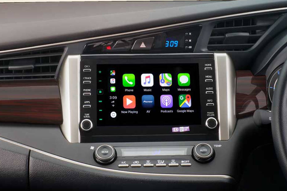 Toyota Innova Crysta Infotainment System Main Menu