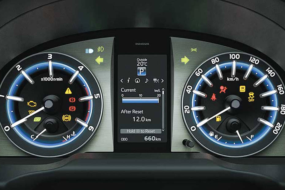 Toyota Innova Crysta Instrument Cluster