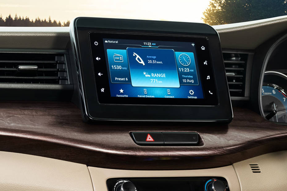 Toyota Rumion Infotainment System Main Menu