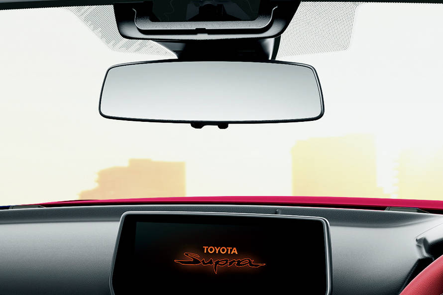 टोयोटा supra रियर व्यू mirror/courtesy lamps