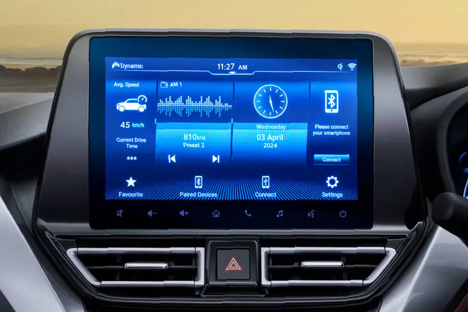 Toyota Urban Cruiser Taisor Infotainment System Main Menu