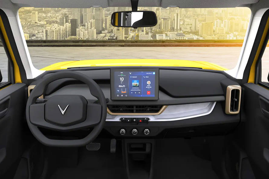 विनफास्ट वीएफ3 dashboard