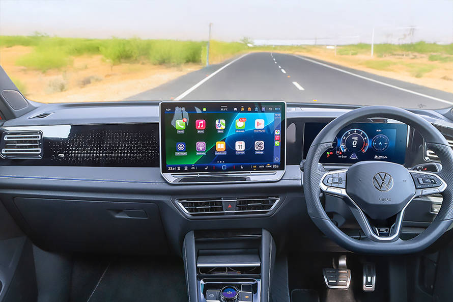 फॉक्सवेगन ट�िग्वान r-line dashboard