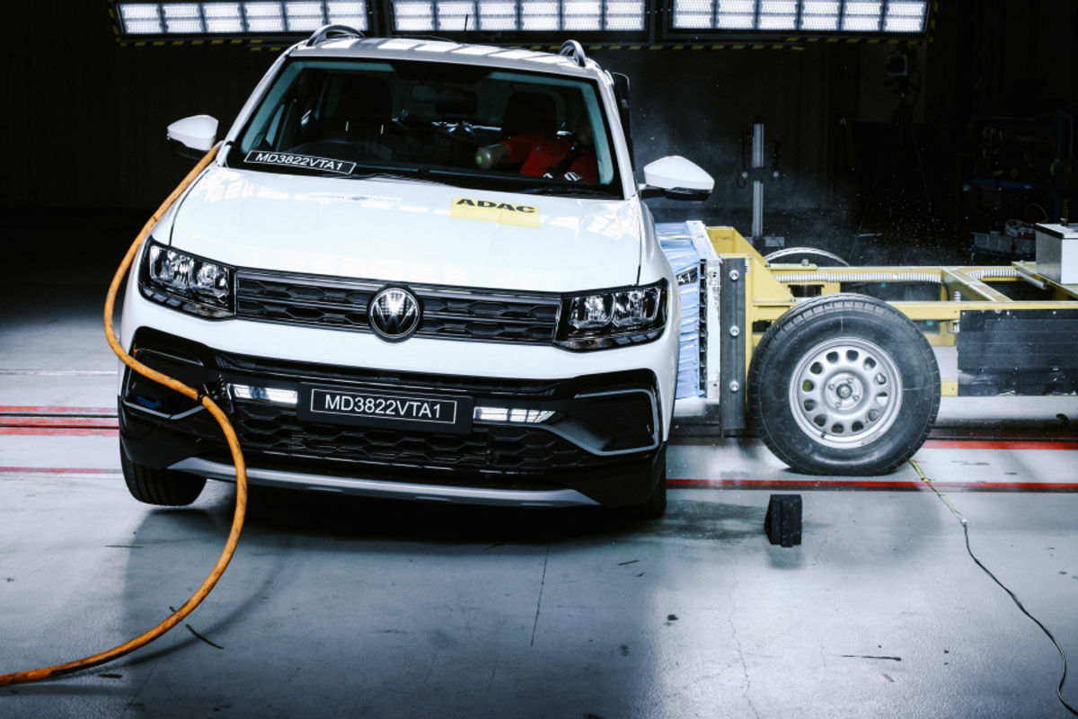 Volkswagen Taigun crash-tested Volkswagen Taigun crash-tested
