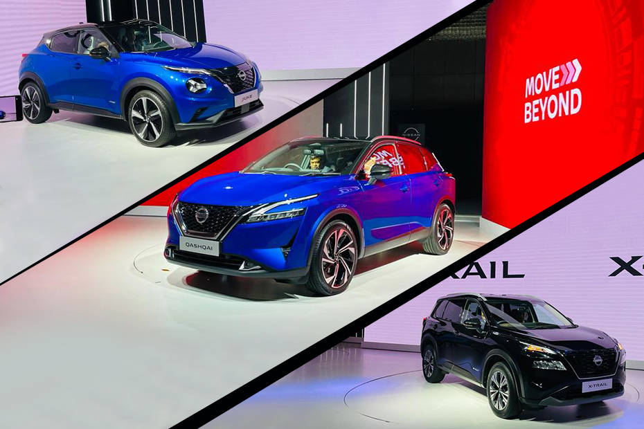 Nissan Juke, Qashqai and X-Trail