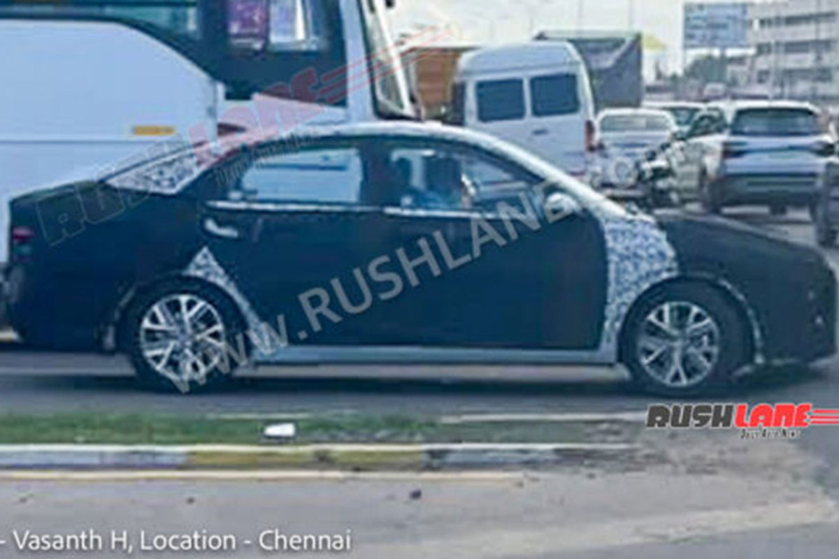 2023 Hyundai Verna Side Spied 2023 Hyundai Verna Side Spied
