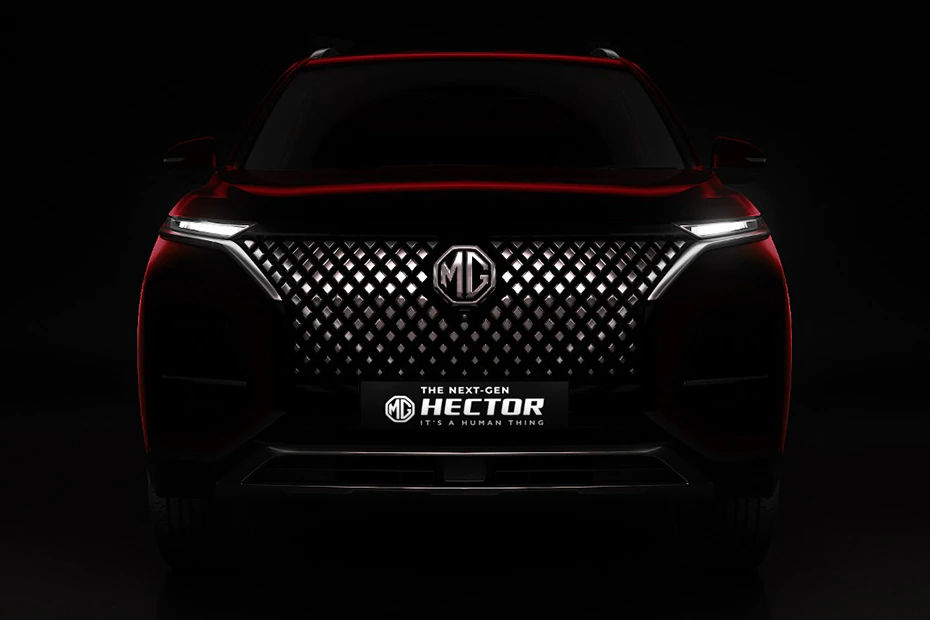 MG Hector 2022 Teased MG Hector 2022 Teased