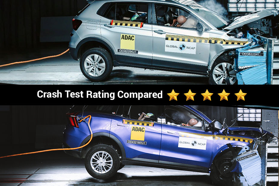 XUV700 vs Kushaq: Crash Test Ratings Compared