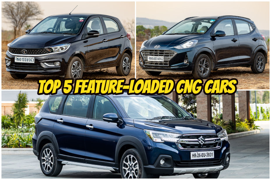 Top 5 Feature Loaded CNG Cars In India