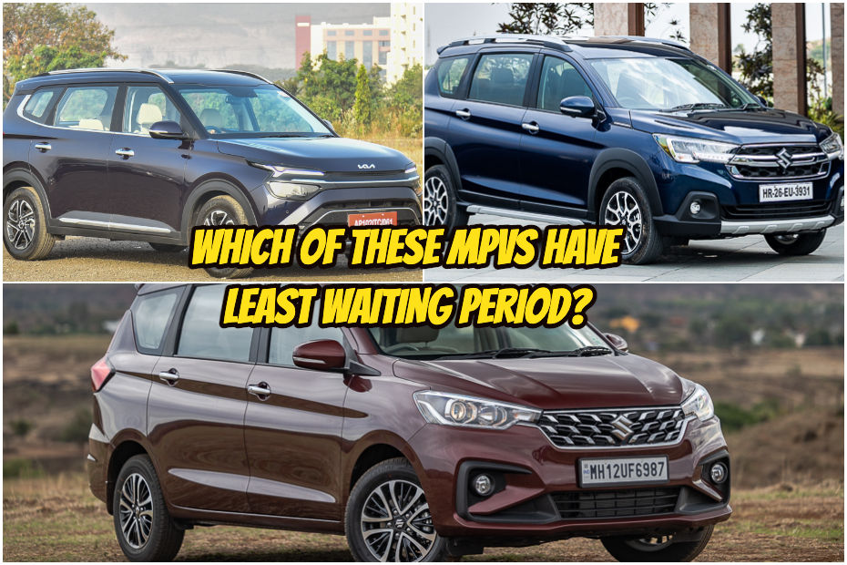 Top MPVs With The Least Waiting Period