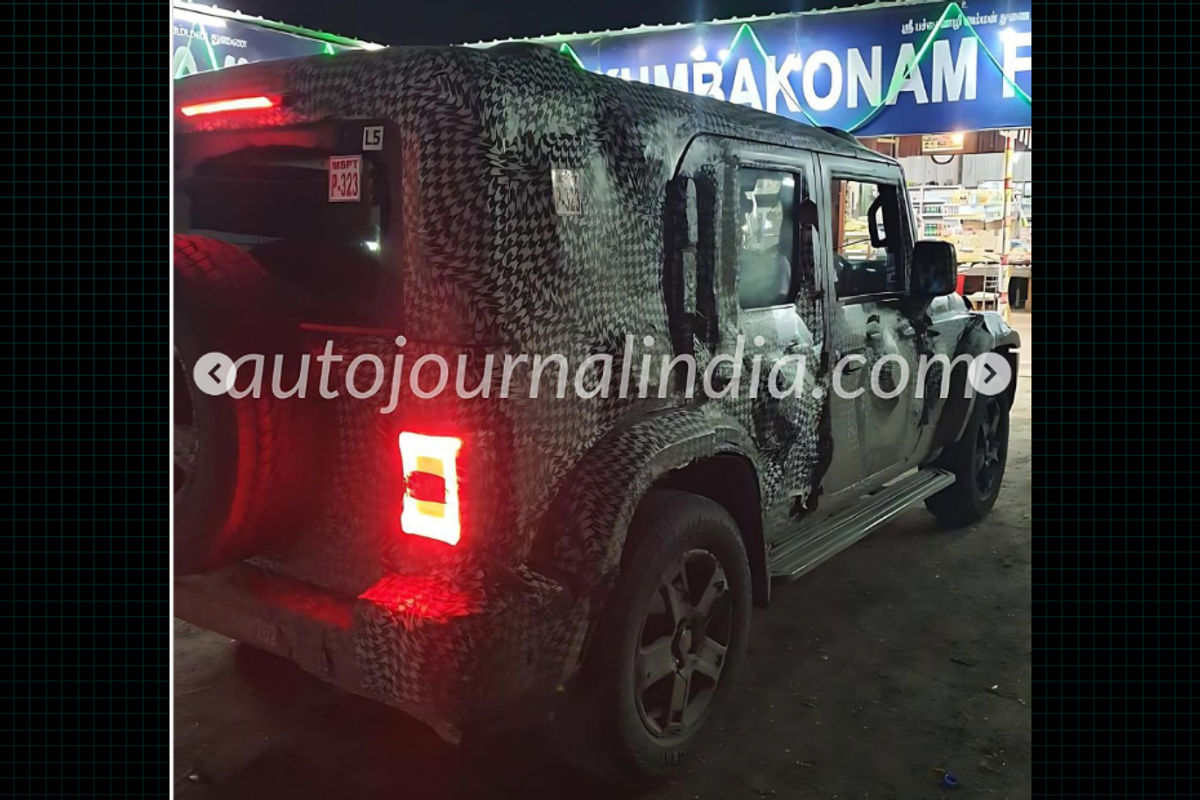 Five-door Mahindra Thar