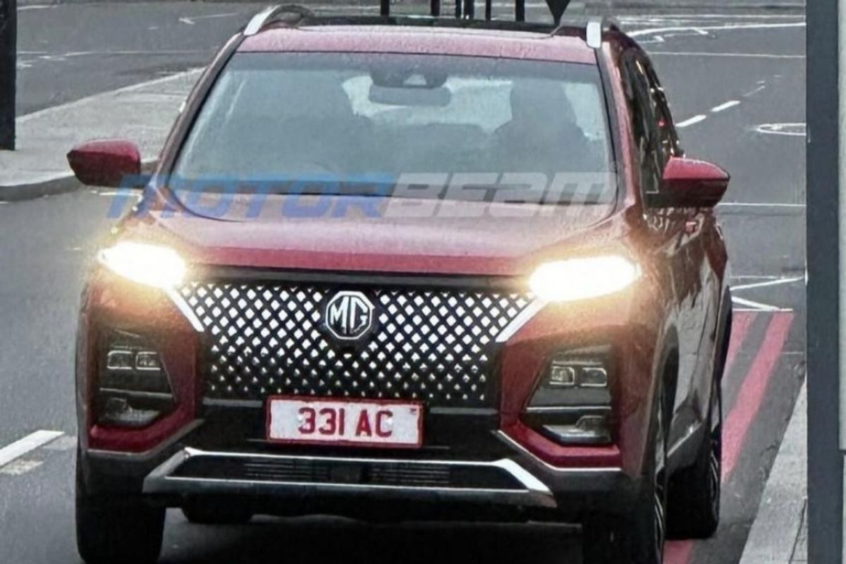 MG hector facelift MG hector facelift