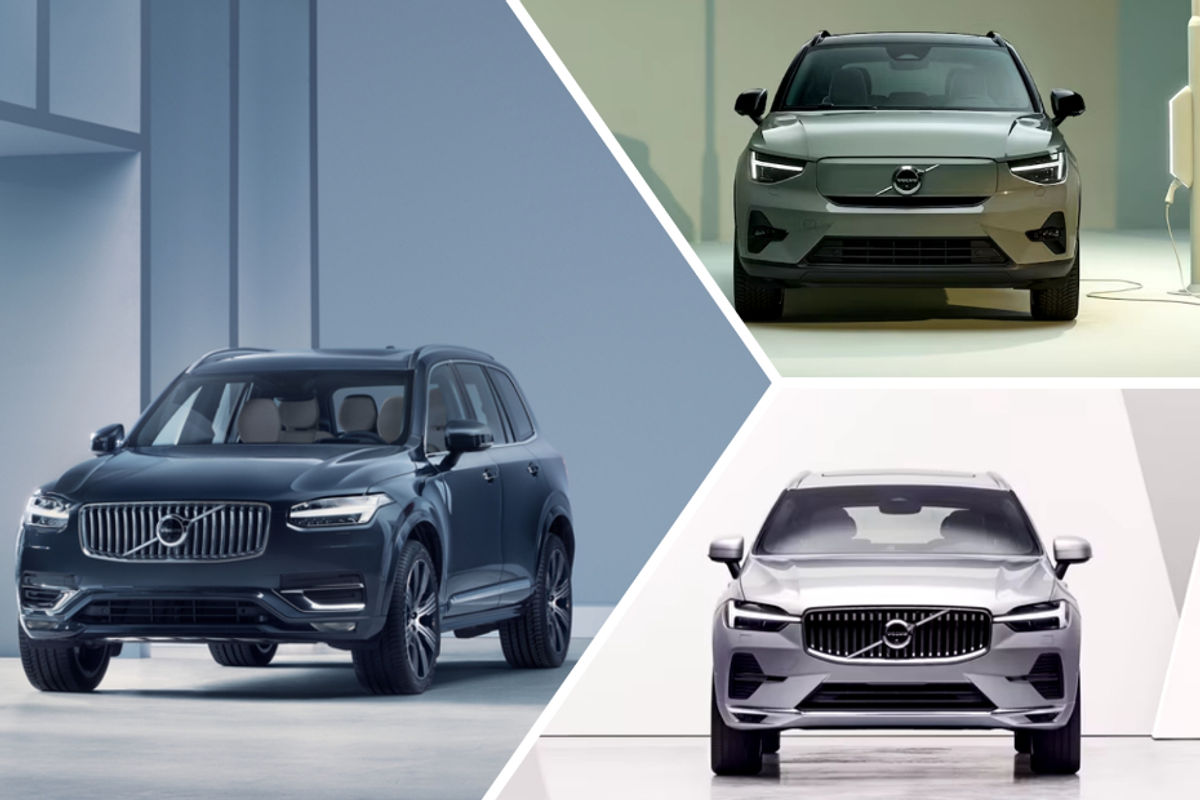 Volvo XC90, XC40 Recharge and XC60