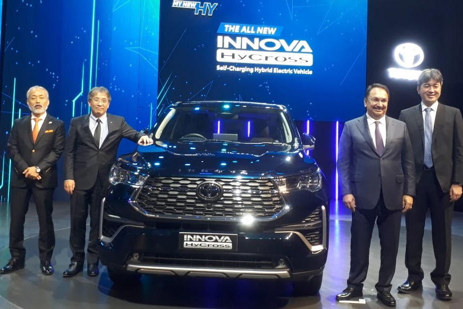 Vikram Kirloskar at Innova Hycross' unveiling on November 25