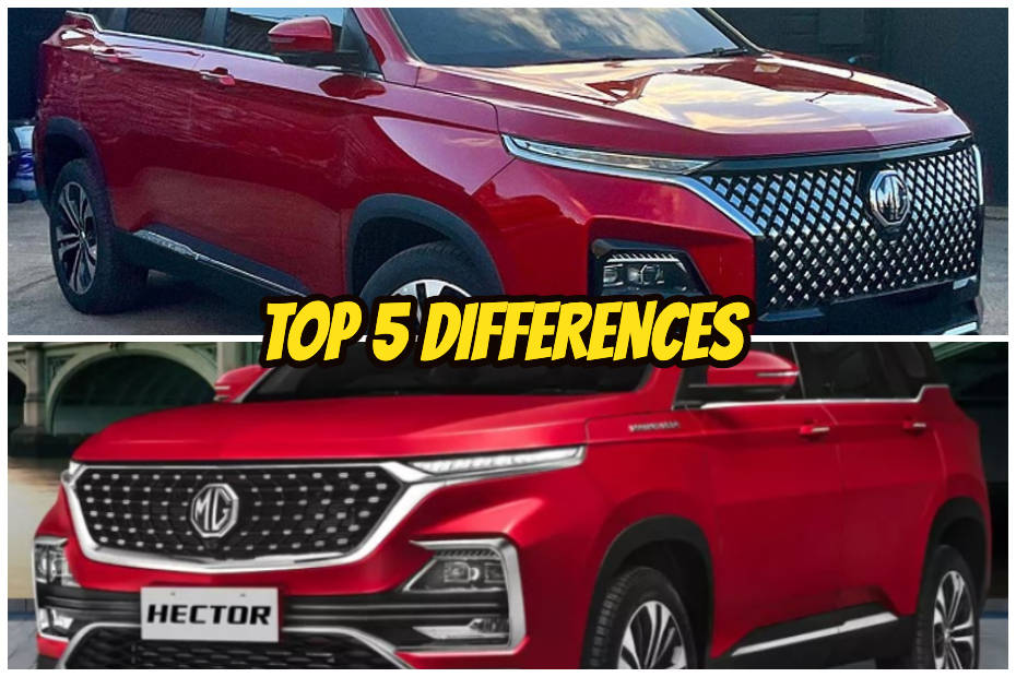 MG Hector New Vs Old