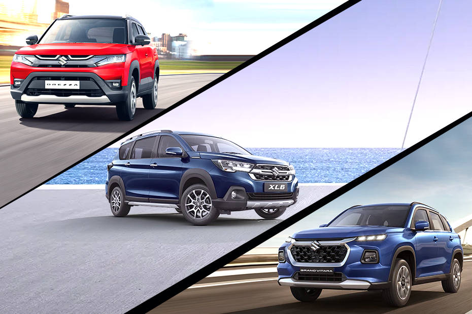 Maruti Brezza, XL6 and Grand Vitara