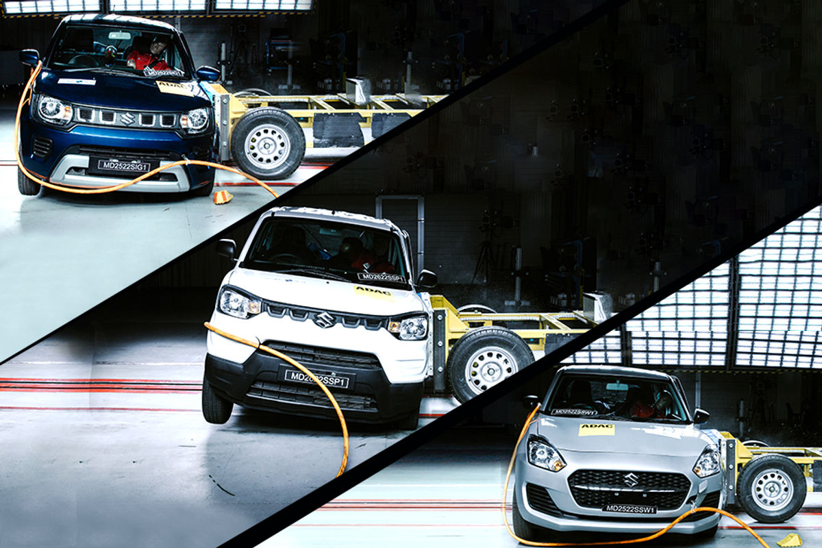 Maruti S-Presso, Ignis And Swift Perform Poorly In The Updated Global NCAP Crash Tests