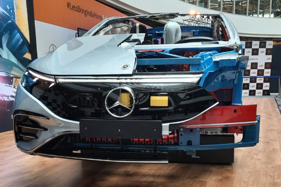 Mercedes EQS cross-section Mercedes EQS cross-section