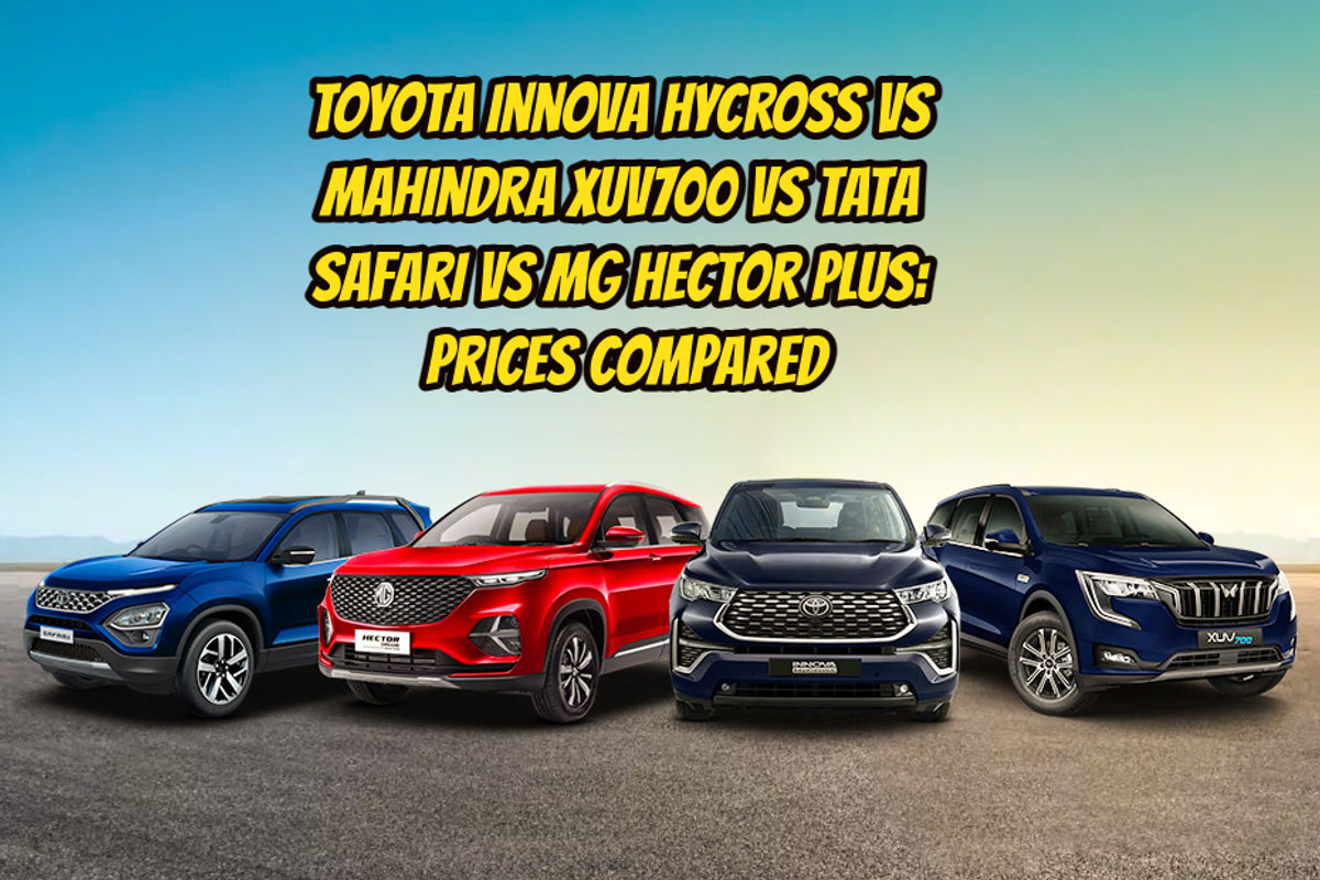 Toyota Innova Hycross vs SUV rivals: Price talk