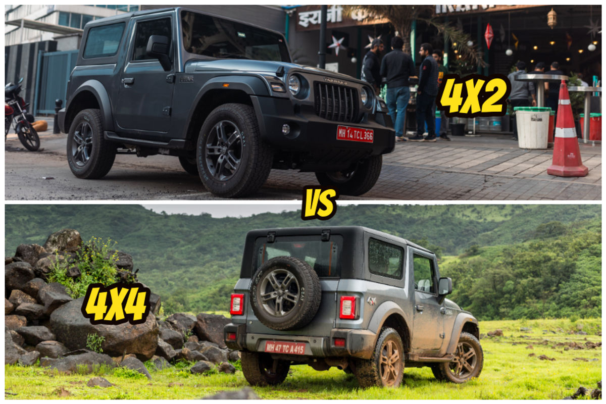 Mahindra Thar: RWD Vs 4WD Mahindra Thar: RWD Vs 4WD