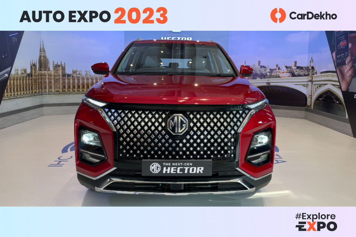 Facelifted MG Hector