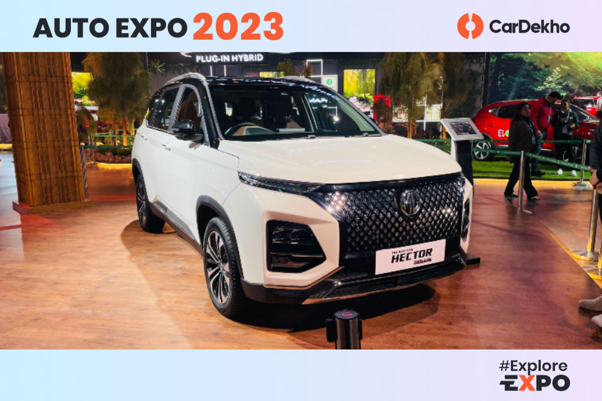 Facelifted MG Hector Plus