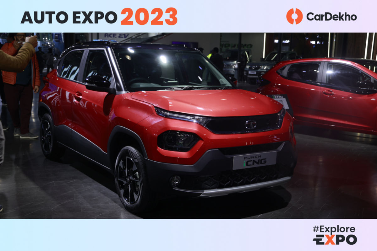 Tata Punch CNG At Auto Expo 2023 Tata Punch CNG At Auto Expo 2023