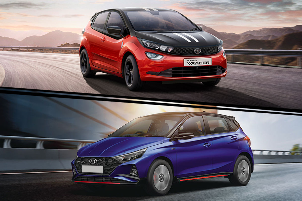 Tata Altroz Racer and Hyundai i20 N Line Tata Altroz Racer and Hyundai i20 N Line